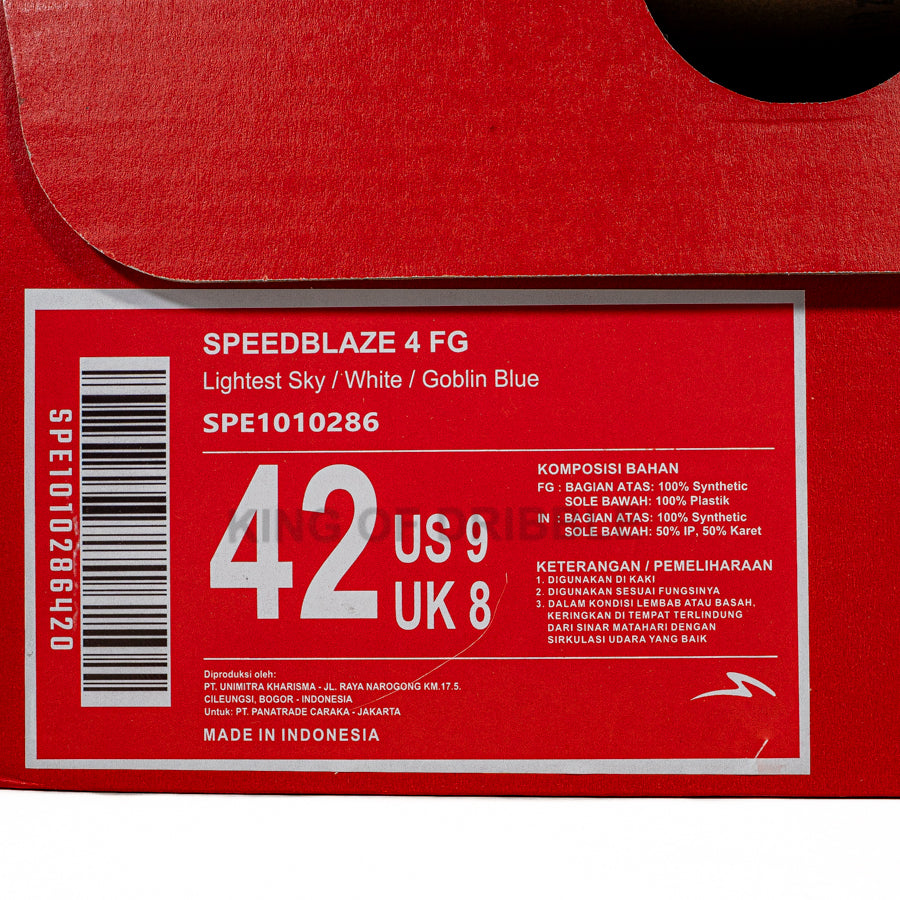 KING OF DRIBBLE Sepatu Bola Specs Speedblaze 4 FG 1010286 Original
