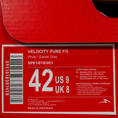 KING OF DRIBBLE Sepatu Bola Specs Velocity Pure FG 1010301 Original