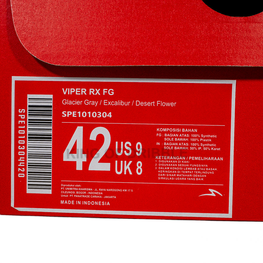 KING OF DRIBBLE Sepatu Bola Specs Viper RX FG 1010304 Original