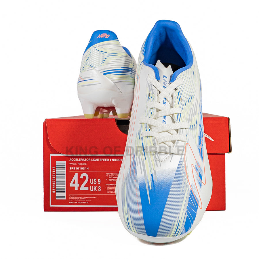 KING OF DRIBBLE Sepatu Bola Specs Accelerator Lightspeed 4 Nitro Pro FG 1010314 Original
