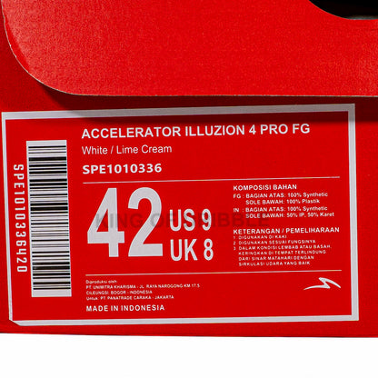 KING OF DRIBBLE Sepatu Bola Specs Accelerator Illuzion 4 Pro FG 1010336 Original
