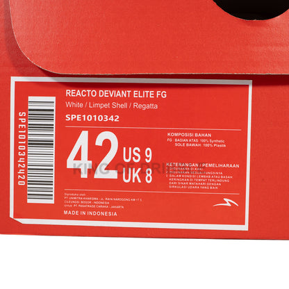 KING OF DRIBBLE Sepatu Bola Specs Reacto Deviant Elite FG 1010342 Original