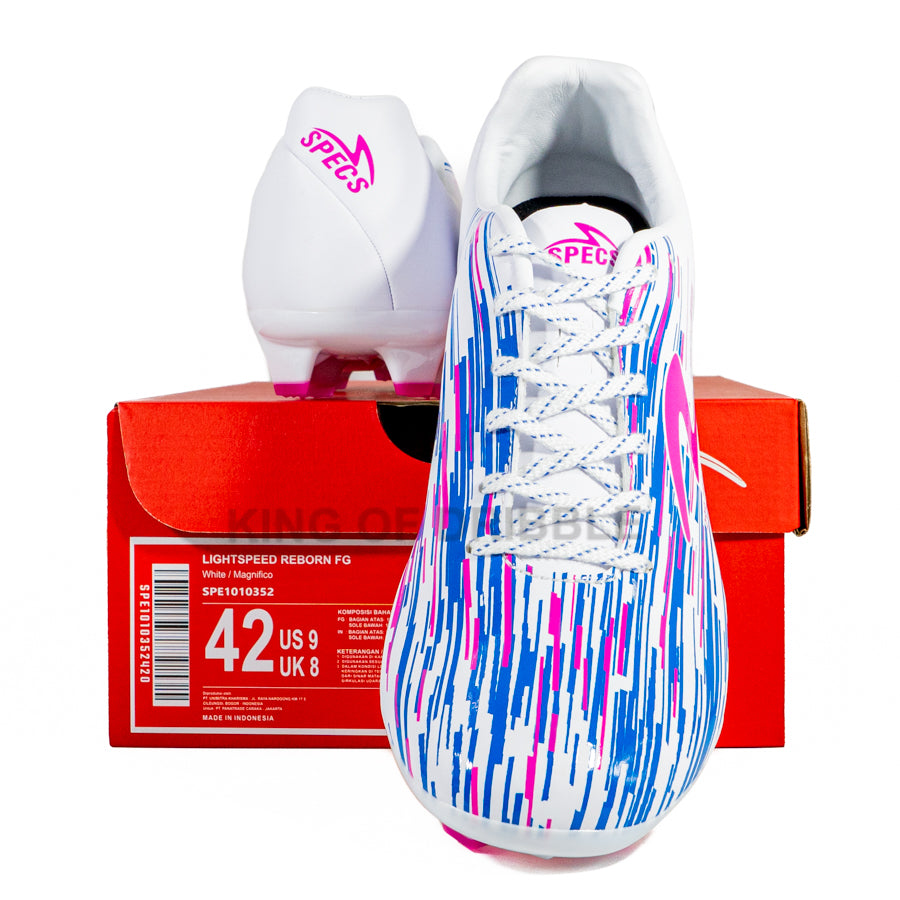 KING OF DRIBBLE Sepatu Bola Specs Lightspeed Reborn FG 1010352 Original