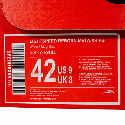 KING OF DRIBBLE Sepatu Bola Specs Lightspeed Reborn Meta XR FG 1010364 Original