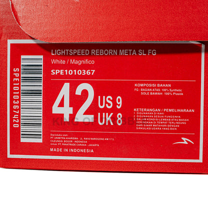 KING OF DRIBBLE Sepatu Bola Specs Lightspeed Reborn Meta SL FG 1010367 Original