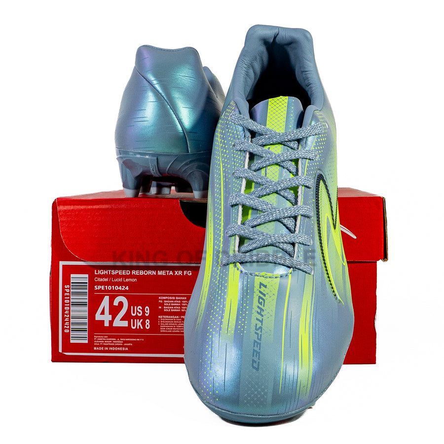 KING OF DRIBBLE Sepatu Bola Specs Lightspeed Reborn Meta XR FG 1010424 Original