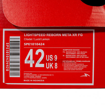 KING OF DRIBBLE Sepatu Bola Specs Lightspeed Reborn Meta XR FG 1010424 Original