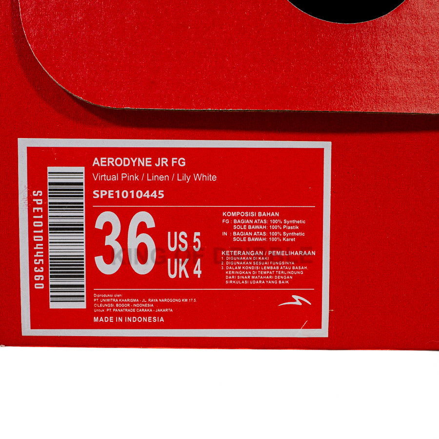 KING OF DRIBBLE Sepatu Bola Anak Specs Aerodyne JR FG 1010445 Original
