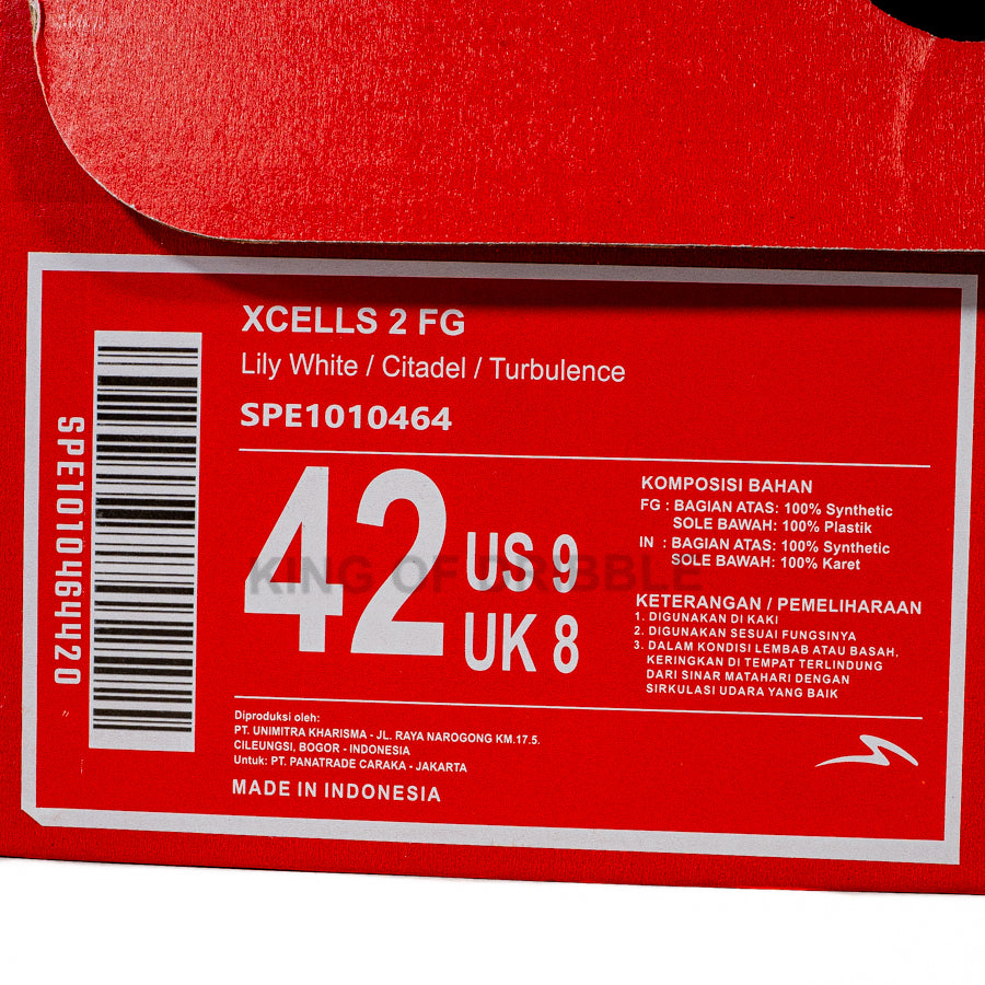 KING OF DRIBBLE Sepatu Bola Specs Xcells 2 FG 1010464 Original