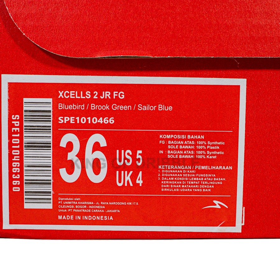 KING OF DRIBBLE Sepatu Bola Anak Specs Xcells 2 JR FG 1010466 Original