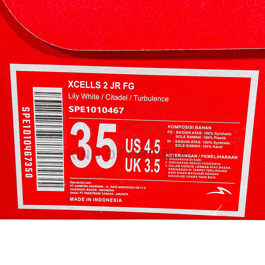 KING OF DRIBBLE Sepatu Bola Anak Specs Xcells 2 JR FG 1010467 Original