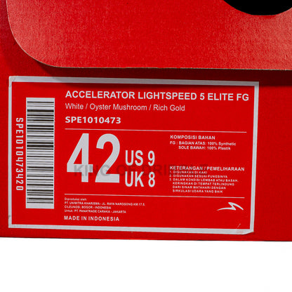 KING OF DRIBBLE Sepatu Bola Specs Accelerator Lightspeed 5 Elite FG 1010473 Original