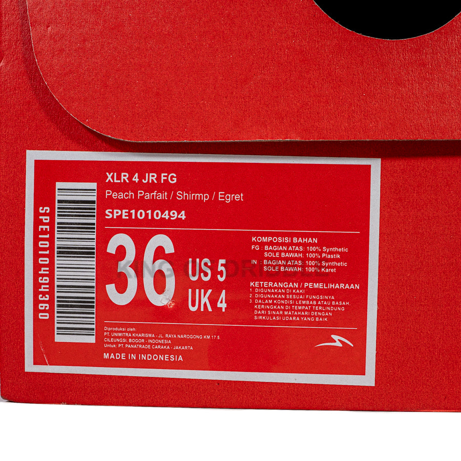 KING OF DRIBBLE Sepatu Bola Anak Specs Xlr 4 JR FG 1010494 Original