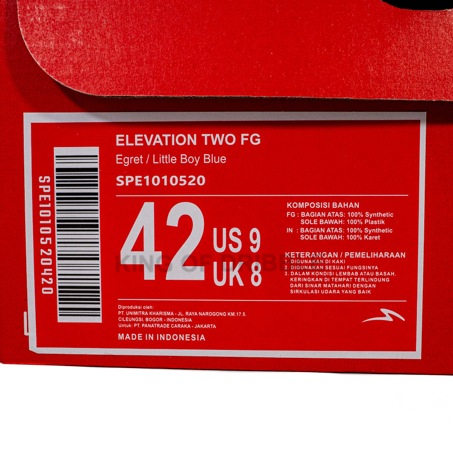 KING OF DRIBBLE Sepatu Bola Specs Elevation Two FG 1010520 Original