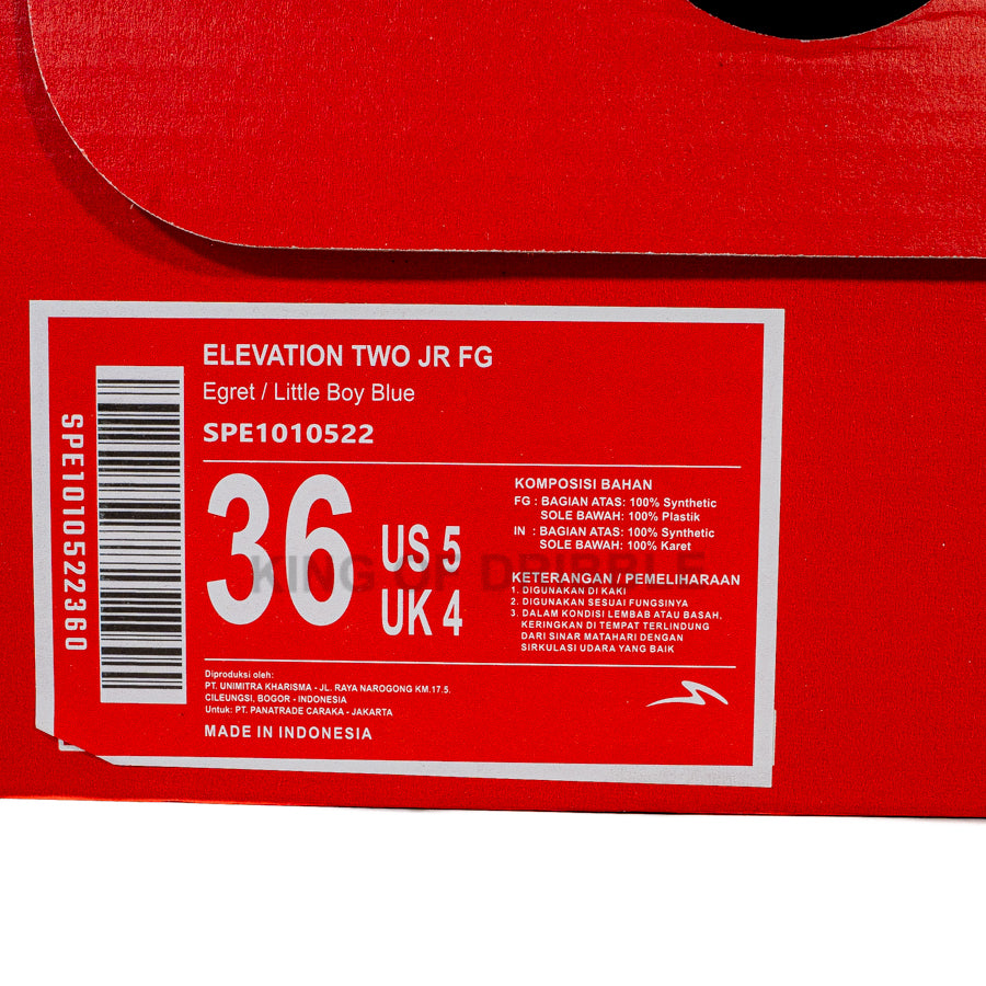 KING OF DRIBBLE Sepatu Bola Anak Specs Elevation Two JR FG 1010522 Original