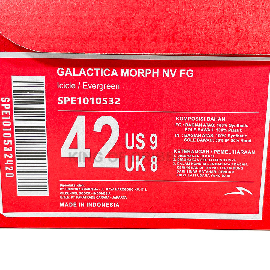 KING OF DRIBBLE Sepatu Bola Specs Galactica Morph Nv FG 1010532 Original