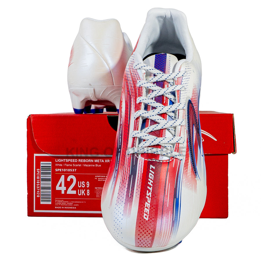 KING OF DRIBBLE Sepatu Bola Specs Lightspeed Reborn Meta XR FG 1010537 Original – World Cup Inggris Edition