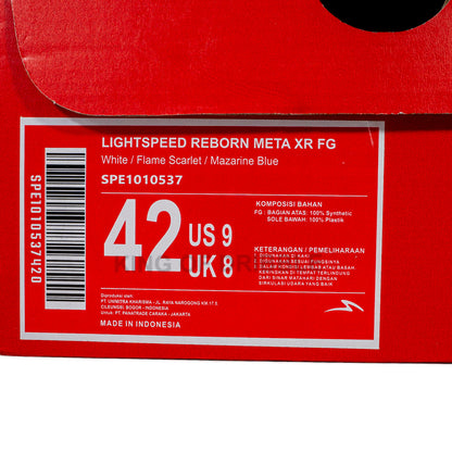 KING OF DRIBBLE Sepatu Bola Specs Lightspeed Reborn Meta XR FG 1010537 Original – World Cup Inggris Edition