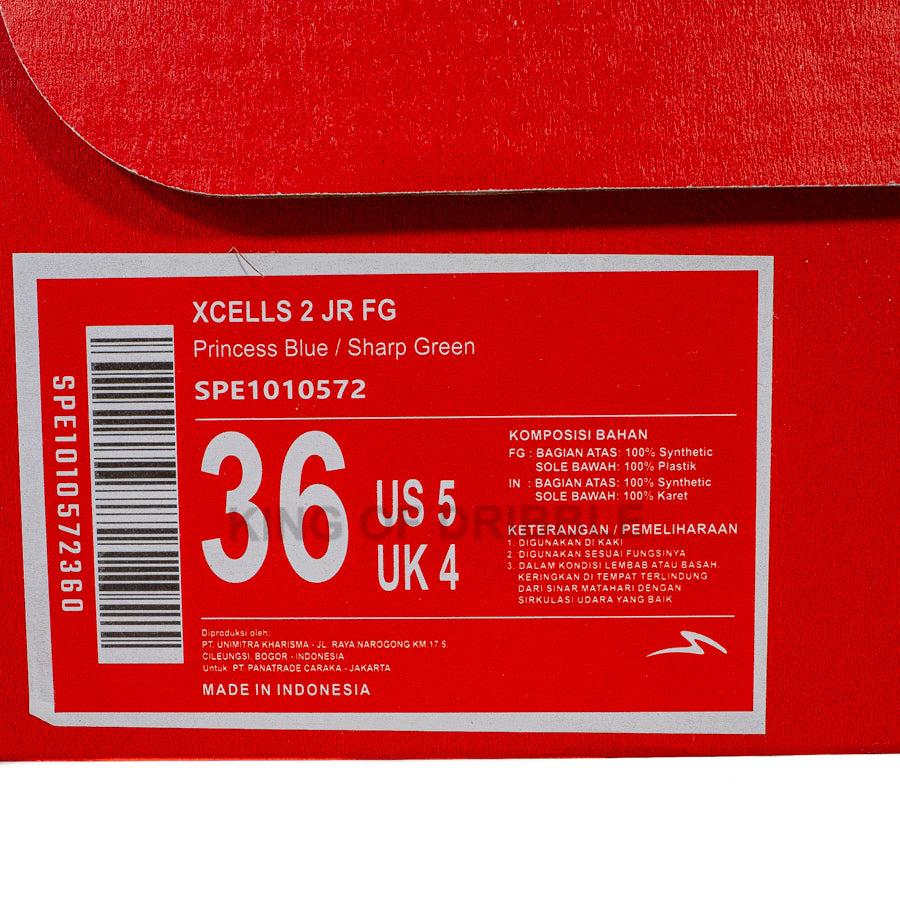 KING OF DRIBBLE Sepatu Bola Anak Specs Xcells 2 JR FG 1010572 Original