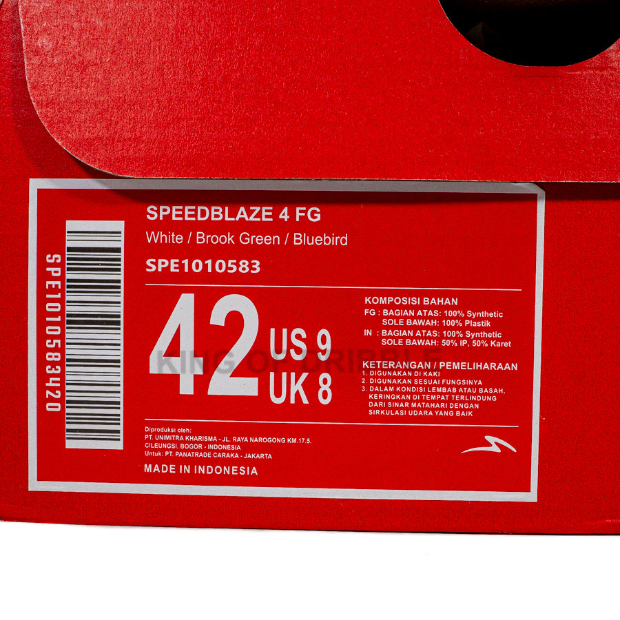 KING OF DRIBBLE Sepatu Bola Specs Speedblaze 4 FG 1010583 Original