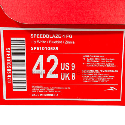 KING OF DRIBBLE Sepatu Bola Specs Speedblaze 4 FG 1010585 Original