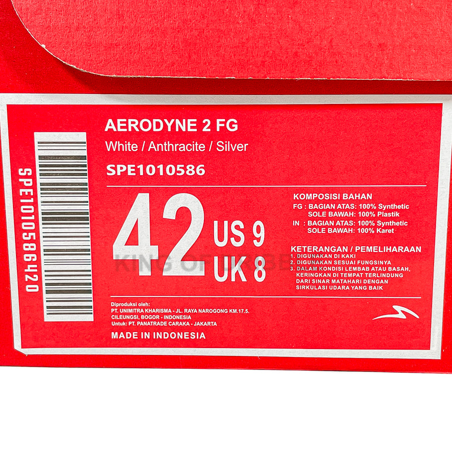 KING OF DRIBBLE Sepatu Bola Specs Aerodyne 2 FG 1010586 Original