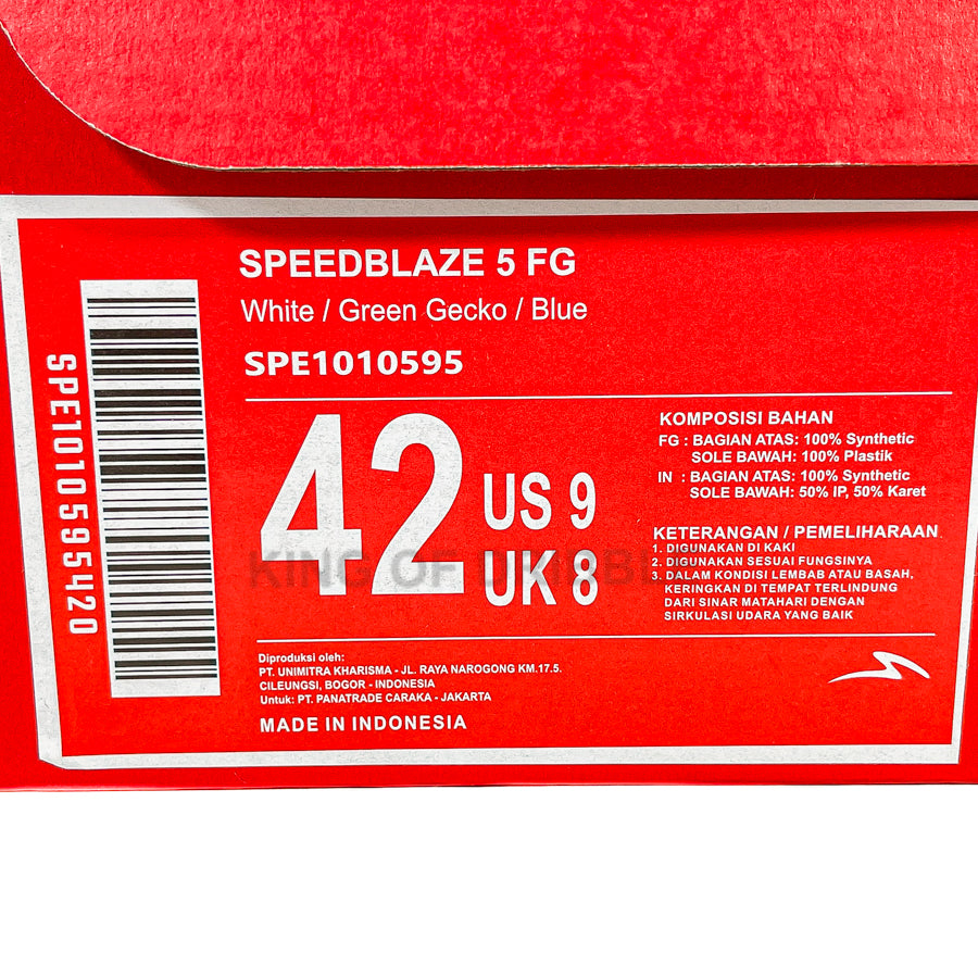 KING OF DRIBBLE Sepatu Bola Specs Speedblaze 5 FG 1010595 Original