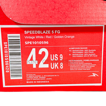 KING OF DRIBBLE Sepatu Bola Specs Speedblaze 5 FG 1010596 Original