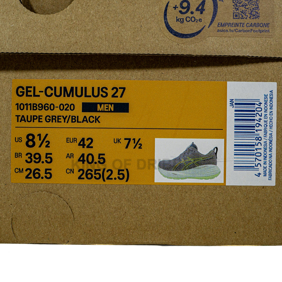 KING OF DRIBBLE Sepatu Running/Lari Asics Gel-Cumulus 27 1011B960-020 Original