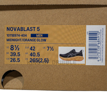 KING OF DRIBBLE Sepatu Running/Lari Asics Novablast 5 1011B974-404 Original