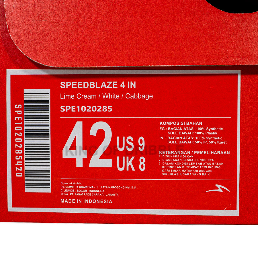KING OF DRIBBLE Sepatu Futsal Specs Speedblaze 4 IN 1020285 Original