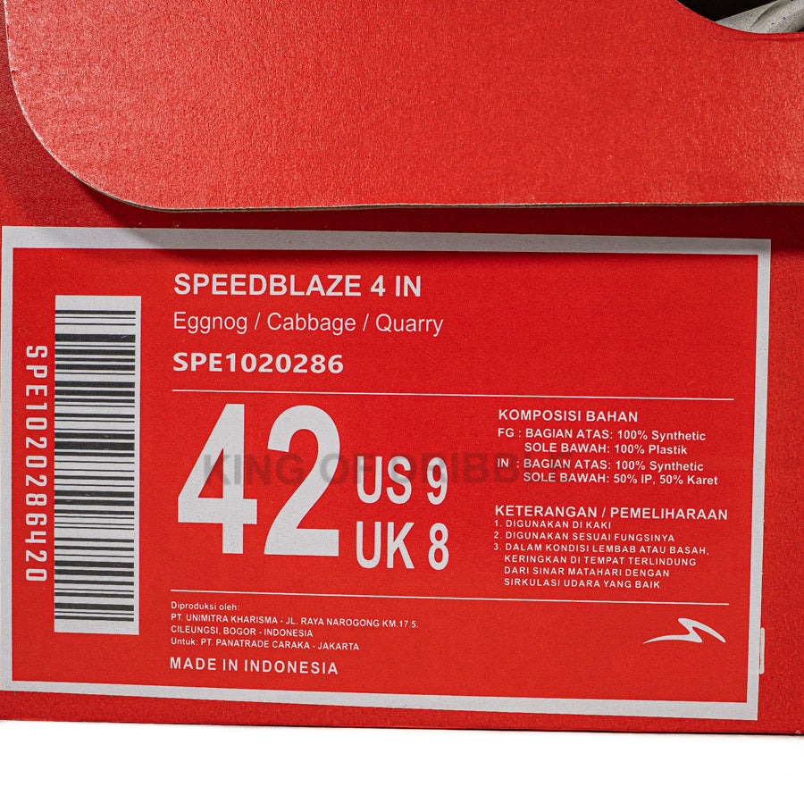 KING OF DRIBBLE Sepatu Futsal Specs Speedblaze 4 IN 1020286 Original