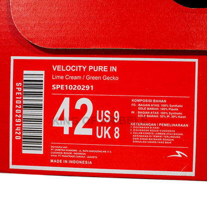 KING OF DRIBBLE Sepatu Futsal Specs Velocity Pure IN 1020291 Original