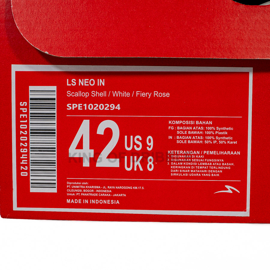 KING OF DRIBBLE Sepatu Futsal Specs Ls Neo IN 1020294 Original