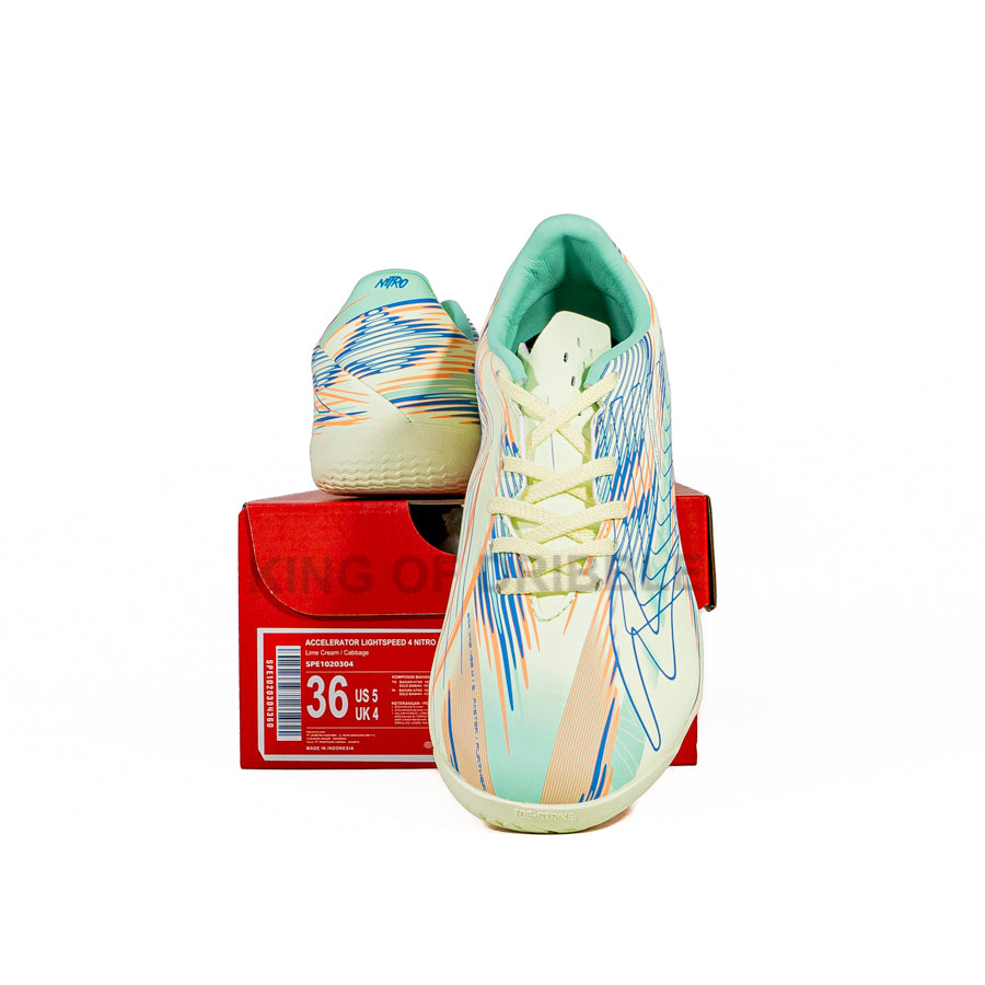 KING OF DRIBBLE Sepatu Futsal Anak Specs Accelerator Lightspeed 4 Nitro JR IN 1020304 Original