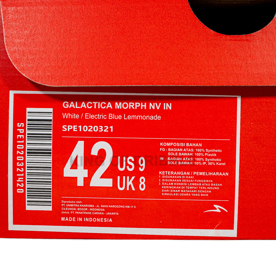 KING OF DRIBBLE Sepatu Futsal Specs Galactica Morph Nv IN 1020321 Original