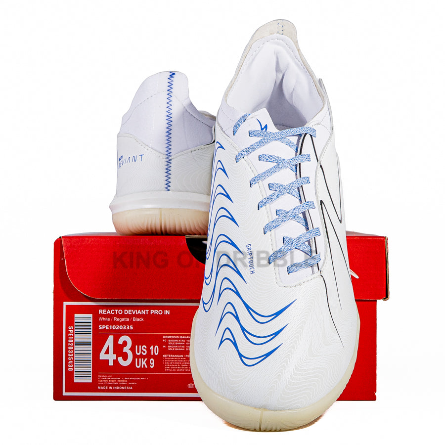 KING OF DRIBBLE Sepatu Futsal Specs Reacto Deviant Pro IN 1020335 Original