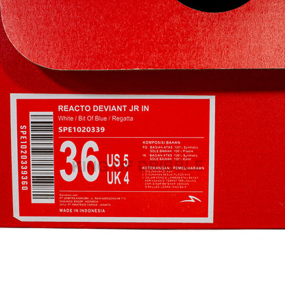 KING OF DRIBBLE Sepatu Futsal Anak Specs Reacto Deviant JR IN 1020339 Original