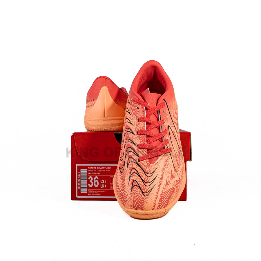 KING OF DRIBBLE Sepatu Futsal Anak Specs Reacto Deviant JR IN 1020340 Original