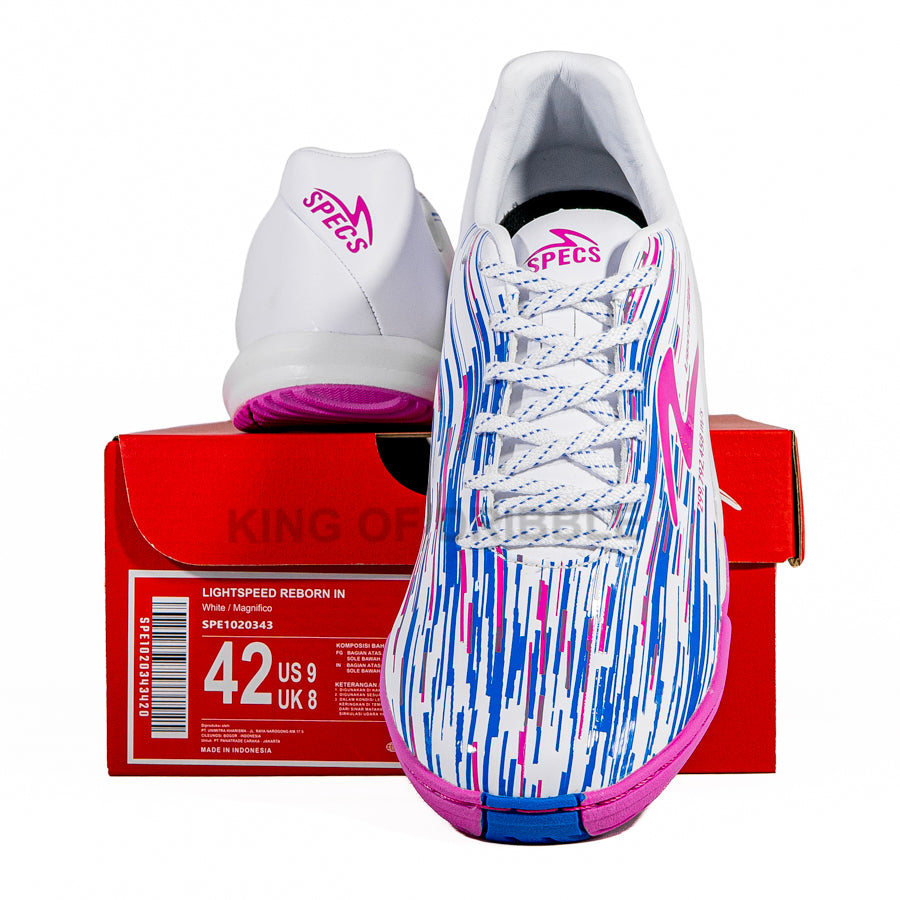 KING OF DRIBBLE Sepatu Futsal Specs Lightspeed Reborn IN 1020343 Original