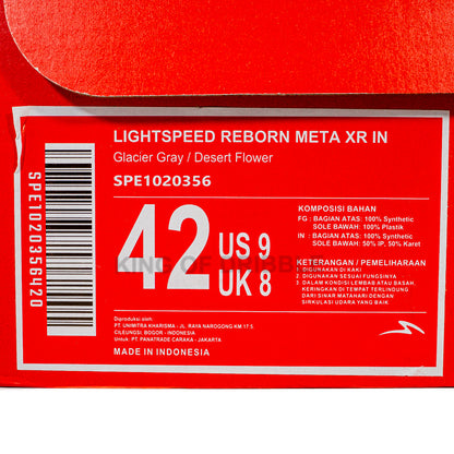 KING OF DRIBBLE Sepatu Futsal Specs Lightspeed Reborn Meta XR IN 1020356 Original