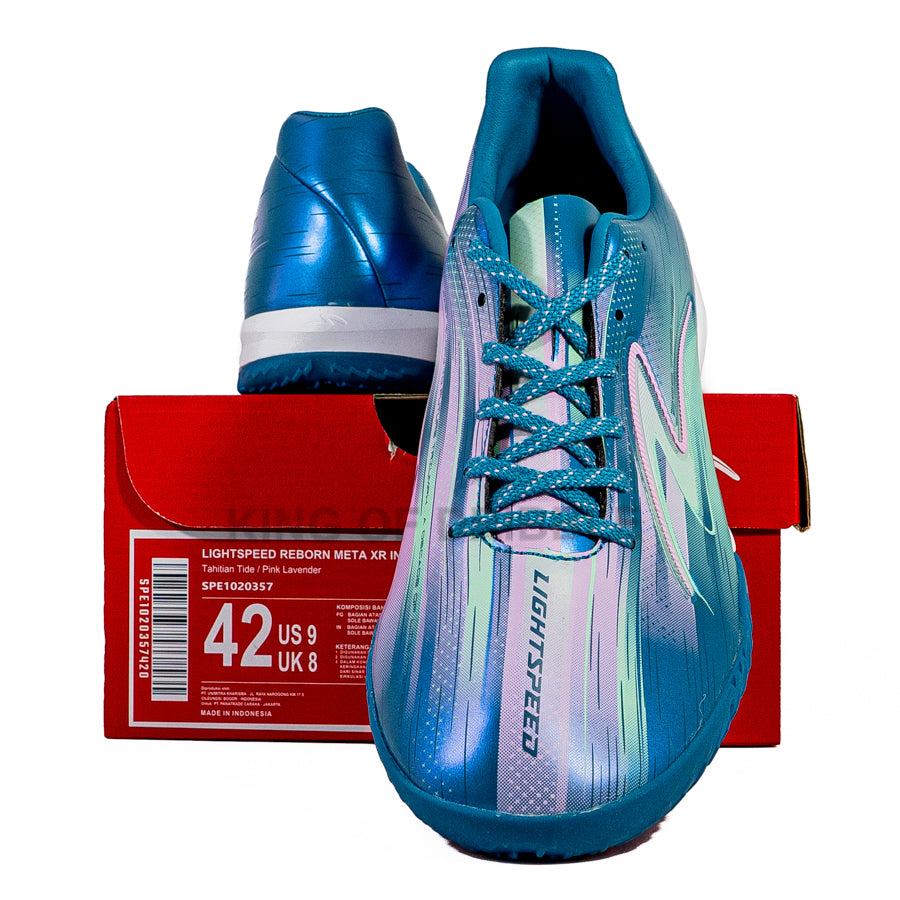 KING OF DRIBBLE Sepatu Futsal Specs Lightspeed Reborn Meta XR IN 1020357 Original