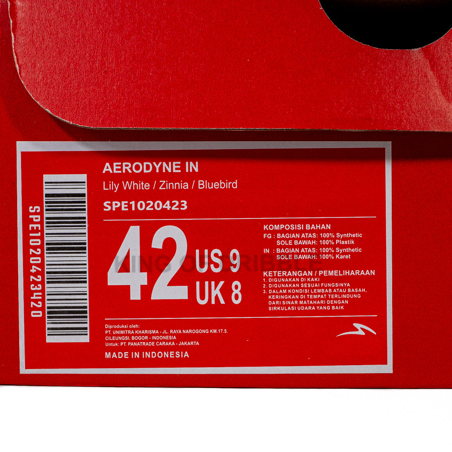 KING OF DRIBBLE Sepatu Futsal Specs Aerodyne IN 1020423 Original