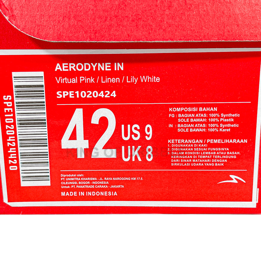 KING OF DRIBBLE Sepatu Futsal Specs Aerodyne IN 1020424 Original