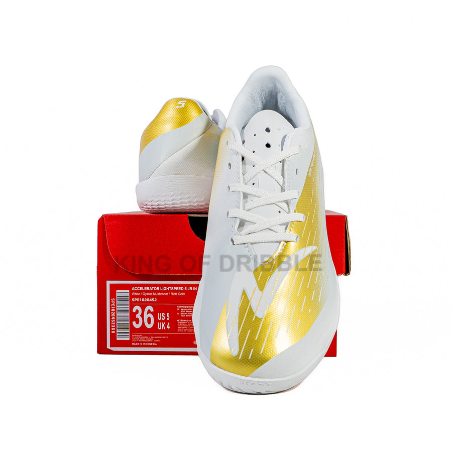 KING OF DRIBBLE Sepatu Futsal Anak Specs Accelerator Lightspeed 5 JR IN 1020452 Original