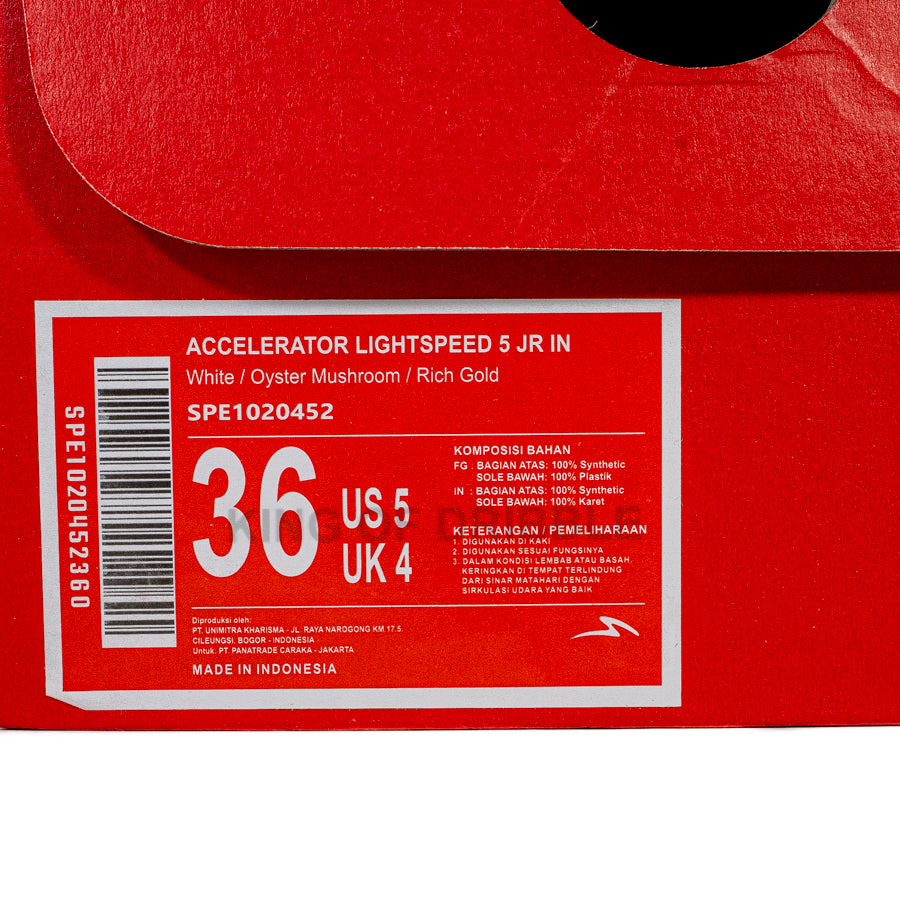 KING OF DRIBBLE Sepatu Futsal Anak Specs Accelerator Lightspeed 5 JR IN 1020452 Original