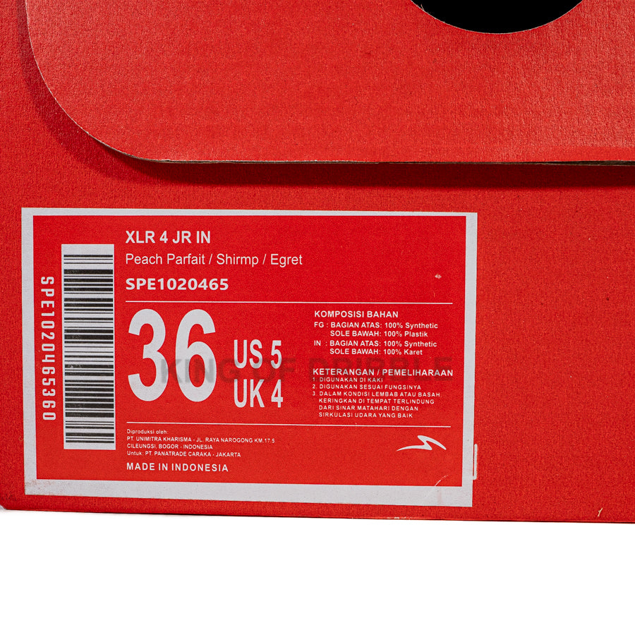 KING OF DRIBBLE Sepatu Futsal Anak Specs Xlr 4 JR IN 1020465 Original