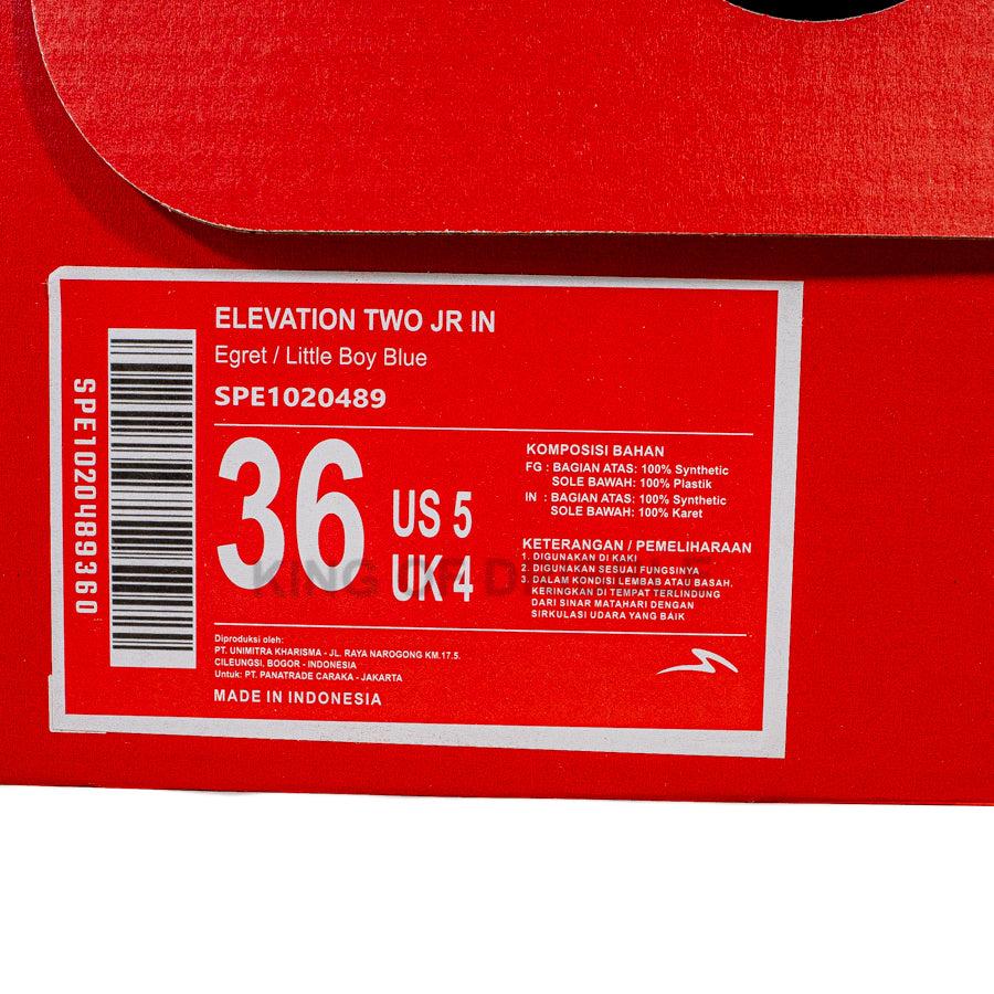 KING OF DRIBBLE Sepatu Futsal Anak Specs Elevation Two JR IN 1020489 Original