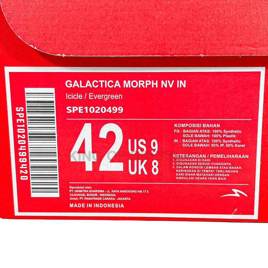 KING OF DRIBBLE Sepatu Futsal Specs Galactica Morph Nv IN 1020499 Original
