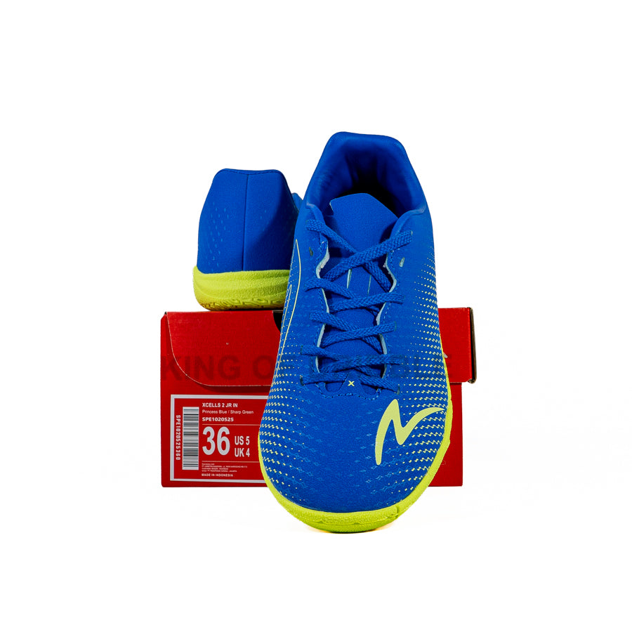 KING OF DRIBBLE Sepatu Futsal Anak Specs Xcells 2 JR IN 1020525 Original
